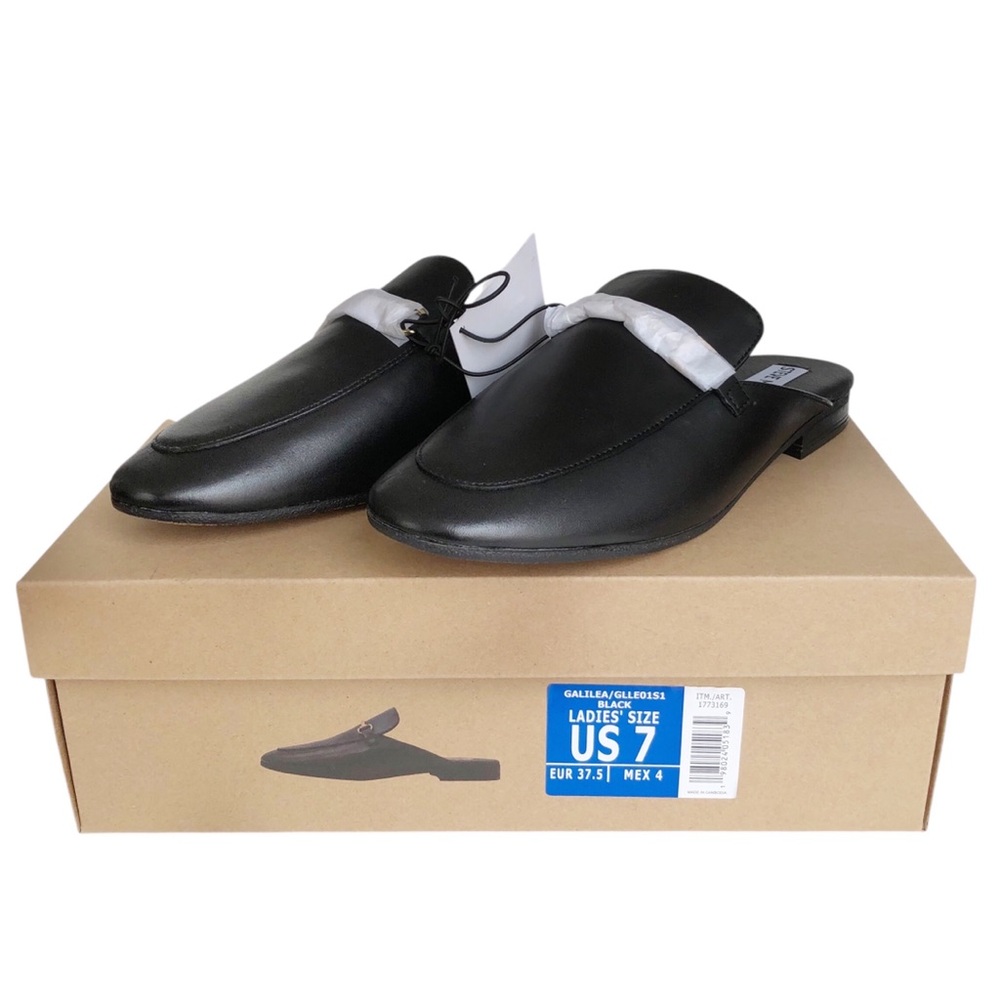 Steve Madden Women's Black Galilea Slip-On Mule Shoes Size 7 NWT